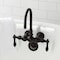 Kingston Brass CA1T5 3-3/8" Tub Wall Mount Clawfoot Tub Faucet, Oil Rubbed Bronze CA1T5 - alternate 4